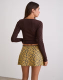 Image of Sango Mini Skirt in Bloom Yellow