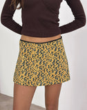 Image of Sango Mini Skirt in Bloom Yellow