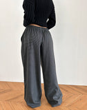 Image of Sasari Oversize Trouser in Check Navy