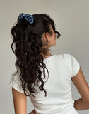 Image of Scrunchie in Navy Tartan