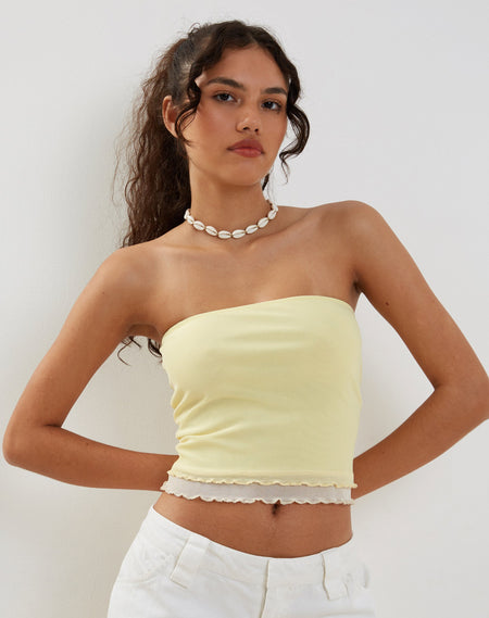 Requa Crop Top in Buttermilk