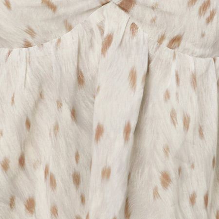 Setsuko Bandeau Longline Top in Bambi Ivory