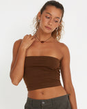 image of Shae Bandeau Top in Cocoa