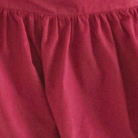 Kiyowo Puffball Mini Skirt in Adrenaline Red