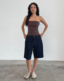 Image of Shaelo Bandeau Top in Deep Mahogany