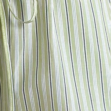 Samir Trouser in Light Green Stripe