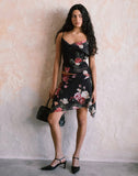 Image of Tyler Skirt in Renaissance Rose Black