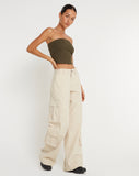 image of Shan Wide Leg Trouser in Ecru