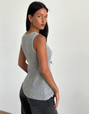 image of Shartina Tank Top in Grey Knit