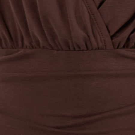 Sherlyn Halter Top In Bitter Chocolate