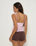 Image of Shiroy Top in Floral Romance Pink