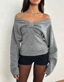 Image of Sikuna Bow Jumper in Grey