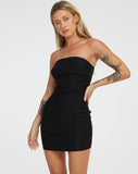 image of Siria Mini Dress in Black