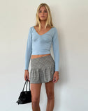 Image of Sisil Long Sleeve Top in Nantucket Blue