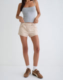 Image of Jirlen Hotpants in Cord Ivory