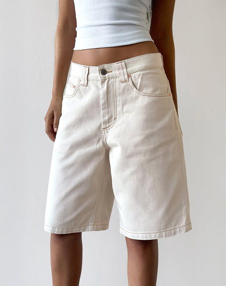 SKATER SHORT 80S LIGHT WASH BLUE