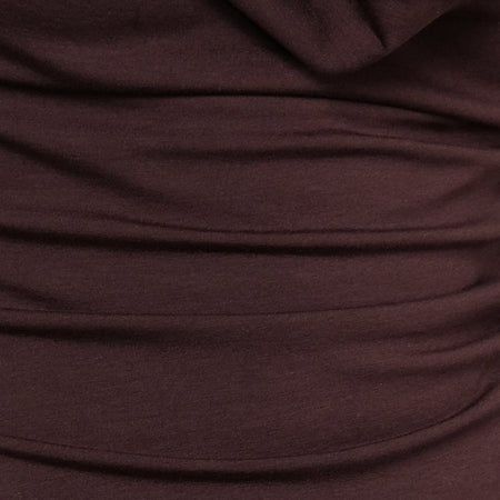 Slater Studded Top in Rayon Jersey Bitter Chocolate