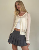 Image of Solana Light Knit Cardigan in Ivory