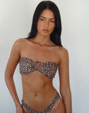 Image of Sorawa Bikini Top in Rar Leopard