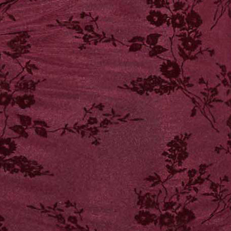 Sriti Mini Dress in Botanical Flower Maroon