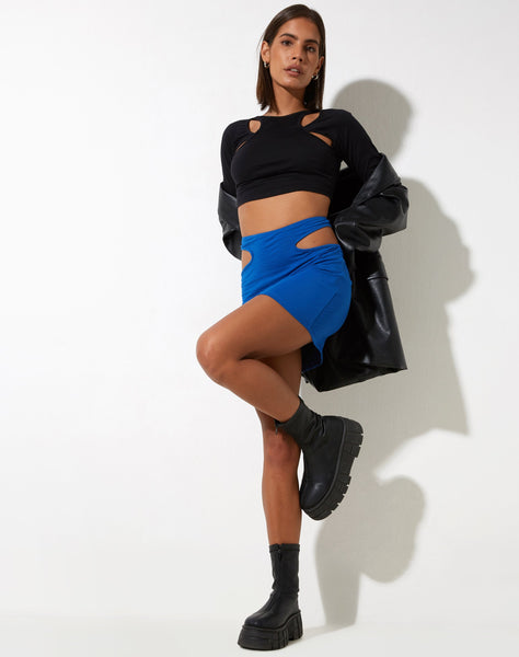 image of Steine Mini Skirt in Cobalt