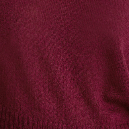 Suena Asymmetric Jumper in Wine