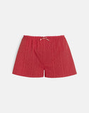 Image of Sumi Shorts in Cotton Dobby Red