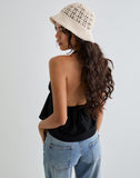 Image of Suno Bucket Hat in Crochet Ivory