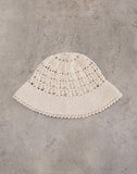 Image of Suno Bucket Hat in Crochet Ivory