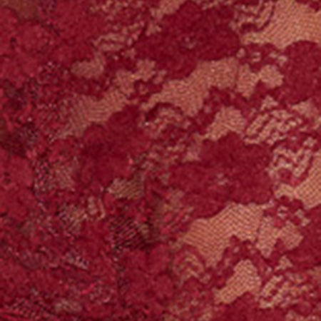 Suri Lace Shrug in Maroon