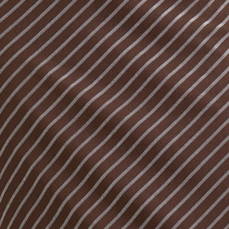 Surina Maxi Skirt in Diagonal Striped Flock Brown and Cream