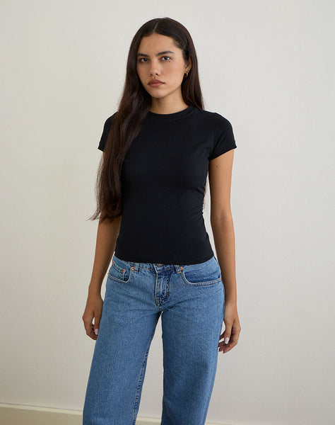 Image of Sutin Tee in Black