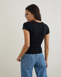 Image of Sutin Tee in Black