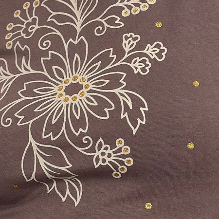 Sutin Tee in Nutmeg Floral Sequin