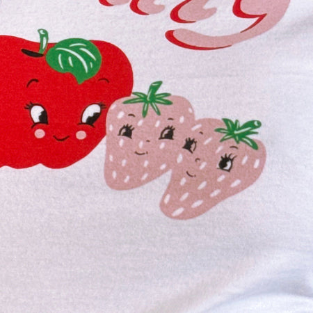 Sutin Tee in White Fruity