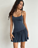 Image of Suvi Cami Mini Dress in Ocean Storm