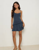 Image of Suvi Cami Mini Dress in Ocean Storm