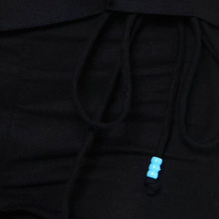 Cursa Trouser in Linen Black with Belt