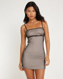 image of Tabana Mini Dress in Black Mesh