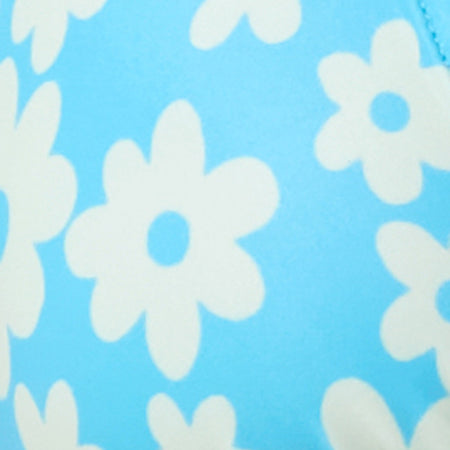 Cerry Bikini Top in Retro Daisy Blue