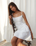 Image of Tasma Corset Top in Woven Broderie White