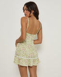 Image of Tatavi Mini Dress in Blooming Lily Green