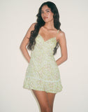 Image of Tatavi Mini Dress in Blooming Lily Green