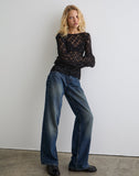 Image of Tate Jumper in Metallic Black