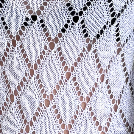 Tate Jumper in Metallic Knit Silver
