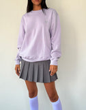 Image of Tillie Jumper in Violet with Grey Bow Embroidery