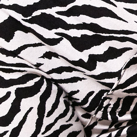 Zoven Trouser in 90's Zebra Black and White