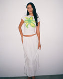 Image of Tiona Printed Tee in Summer Flower Lime