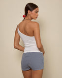 Image of Serafim Short in Seersucker Gingham Navy