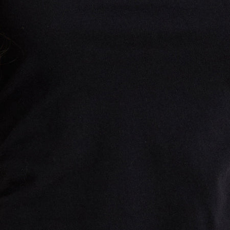 Tokiwa Asymmetric Shoulder Tee in Black